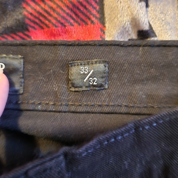 Lucky Brand Men's Black Straight Leg Cotton Canvas Chino Pants Size 33x32 NWT - Picture 10 of 16